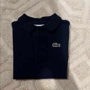 NWOT Toddler Lacoste Navy Polo Shirt